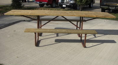 Wheelchair Heavy Duty Table - TREATED Lumber