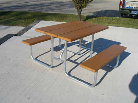 Heavy Duty Picnic Table - RECYCLED PLASTIC Lumber