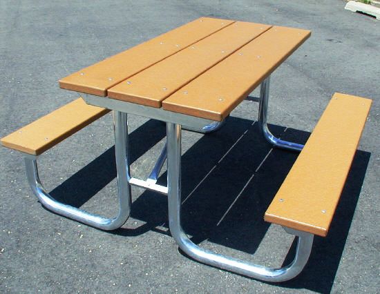 Monster Picnic Table - RECYCLED PLASTIC Lumber